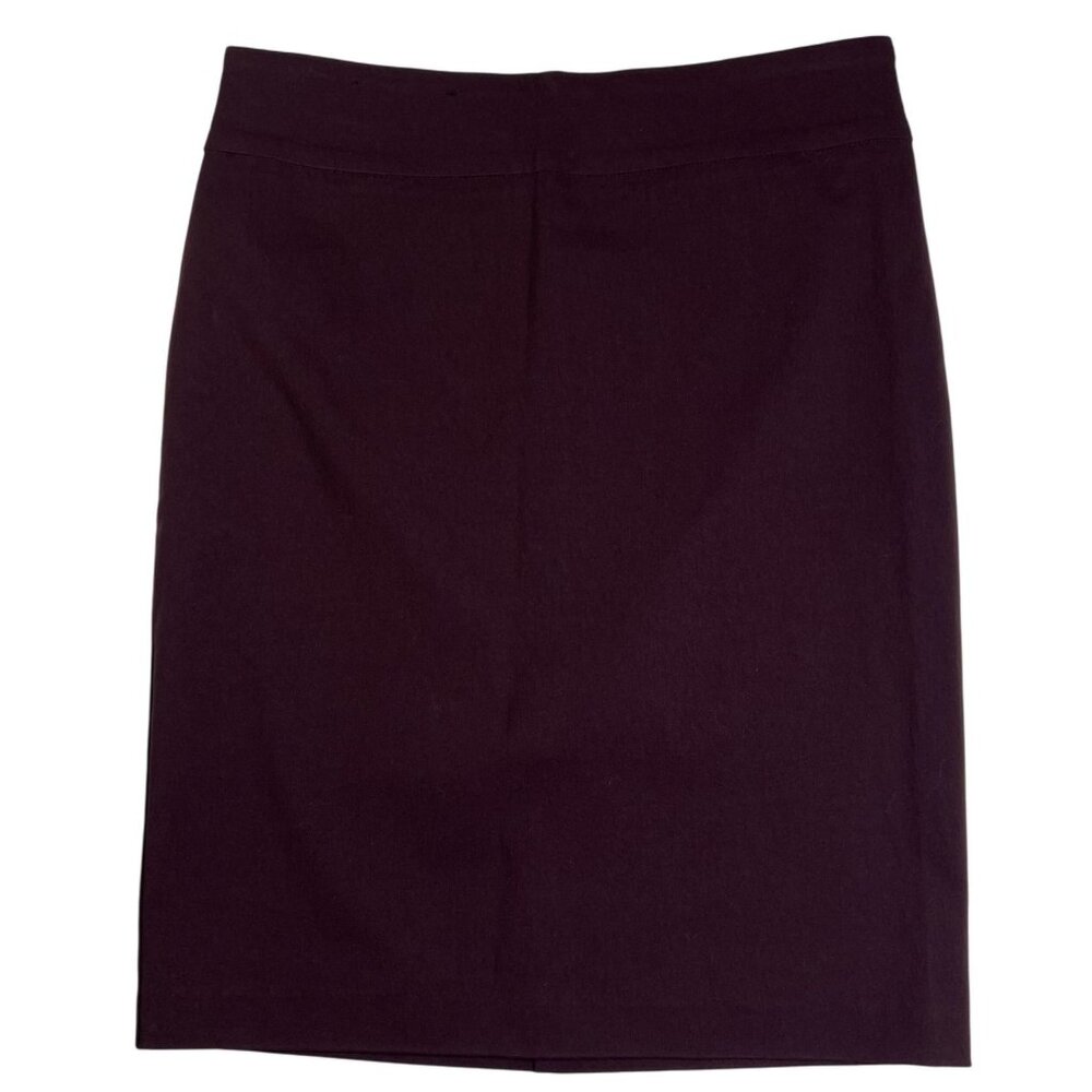 Mario Serrani Size M Womens Burgundy Pencil Skirt